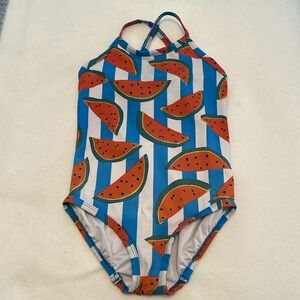 Hanna Andersson watermelon print bathing suit. Size4